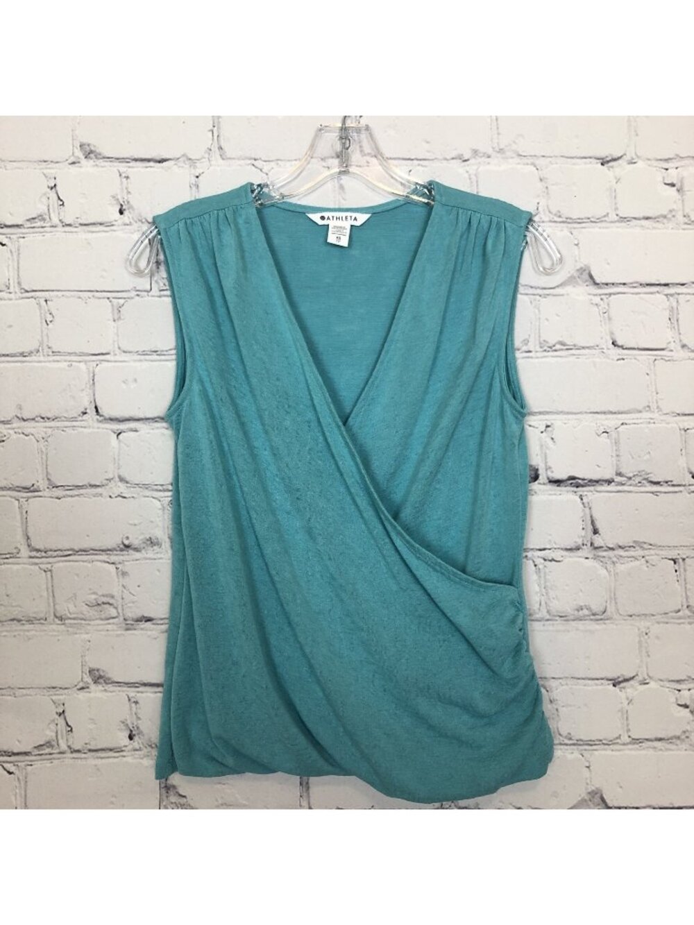 Athleta Breezy Wrap Tank Size XS Blue